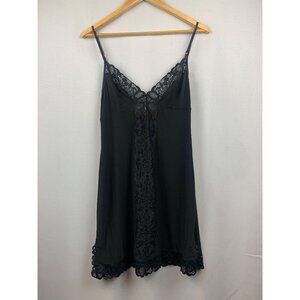 Women’s Josie Black Lace Night Gown Size S
